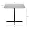 Flash Furniture 36" SQ Tabletop, Seamless Surface Technology, Gray Faux Concrete, 30x30 Black Table Height X-Base ST-SQ36-CMGY-T3030-GG - alternate 3