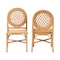 Bali & Pari Oxford Natural Rattan Dining Chair 260-2PC-14176-ZORO - alternate 3
