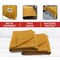 Mytee Products 20 ft x 20 ft Tan Canvas Tarp 12oz Heavy Duty Water Resistant, 2PK CT20-20-Tx2 - alternate 5