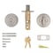Kwikset Satin Nickel Metal Deadbolt 96600-869 - alternate 3