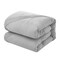 Homeroots Gray King Polyester 180 Thread Count Washable Down Comforter Set 528975 - alternate 3