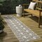 Jonathan Y Liana Casual Coastal Flamingos Two-Tone Beige/White 2 ft. x 8 ft. Indoor/Outdoor Runner Rug TSN401A-28 - alternate 1