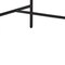 Homeroots 63in Cream and Black Corduroy and Metal Upholstered Bench 716238 - alternate 3