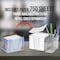 Acrimet Desktop Organizer Pencil, Pen, Paper, Clip, Caddy Holder (Plastic) (Paper Included) (Crystal Color) 954.3 - alternate 2