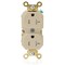 Leviton PlugsandRcptcls, 20A, 125VAC, Ivory, Nylon 5362-SGI - alternate 1