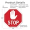 Signmission Stop, 10 Inch X 10 Inch, Plastic Sign OC-P-10-295 - alternate 3