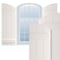 Ekena Millwork True Fit PVC, Three Board Elliptical Top Joined Board-n-Batten Shutters, Unfinished, 16 1/8W x 44H, PR TFP101BE16X044UN - alternate 1