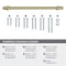 Amerock Winsome 12 inch 305mm Center-to-Center Golden Champagne Appliance Pull BP54065BBZ - alternate 2