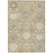 Homeroots 3' X 5' Gold Ivory And Gray Damask Washable Indoor Outdoor Area Rug 599412 - alternate 2