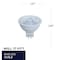Bulbrite 50-Watt Equivalent Dimmable Flood MR16 Bi-Pin (GU5.3) 3000K LED Light Bulb, 3PK 862676 - alternate 3
