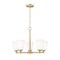 Z-Lite Oren 5-Light Chandelier, 25 in W, Modern Gold 7004-5MGLD - alternate 1