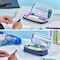 Lockermate By Bostitch Expanding Pencil Case, For Office & School Supplies, Travel Organizer Bag, High Capacity, Blue 24363-BL - alternate 2