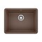 Blanco Precis 24 Single Bowl, Cafe Brown 522418 - alternate 1