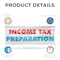 Signmission Income Tax Preparation, 48 Inch x 120 Inch, Vinyl Banner B-120-30706 - alternate 2