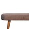 Homeroots 31in Brown Solid Wood Storage Bench With Cabinet 718234 - alternate 4