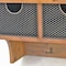 Homeroots Brown Rustic Wooden Wall Shelf With 3 Drawers And Hooks 274502 - alternate 4