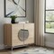 Homeroots 31in Brown and White Wood Accent Cabinet With Two Doors 716322 - alternate 2
