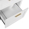 Martha Stewart Hutton Shaker Style Home Office 4 Drawer Lateral File Cabinet in White w/Polished Brass Hardware ZG-ZP-13-WH-GLD-MS - alternate 5