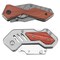 Perform Tool Utility Knife Foldable; Red hardwood And Anodized Aluminum Handle; With Reusable EVA Foam Storage W9373 - alternate 2