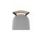 Holland Bar Stool Co Revelle 36in Swivel Extra Tall Bar Stool, Pewter Finish, Medium Back and Canter Folkstone Grey Seat 881 - alternate 5