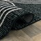World Rug Gallery Contemporary Arch Design Area Rug 2 ft x 3 ft Black WR94BLACK2X3 - alternate 2