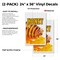 Signmission Honey, Vinyl Decals Only 24 Inch x 36 Inch, Vinyl Decal, 2PK DSB-2436-2PACK-Honey - alternate 2
