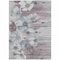 Homeroots 3' X 5' Teal Blue Aqua And Ivory Floral Washable Indoor Outdoor Area Rug 582776 - alternate 3