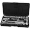 Performance Tool 40-Piece Metric and SAE Socket Wrench Set 1950 - alternate 1