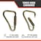 Malta Dynamics Tower Hook Carabiner, Twist Self-Locking, 10 in Length, 2.04 in Gate Opening C1002 - alternate 2