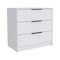 Homeroots 28" White Three Drawer Dresser 544002 - alternate 2