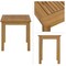 Alaterre Furniture Okemo Outdoor Small Side Patio Table Slatted Tabletop Weather-Resistant Outdoor Furniture ANOK014ANO - alternate 2