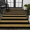 Jonathan Y Peater Classic Casual Commercial Natural Coir Natural/Black Stripe 5 ft. x 8 ft. Area Rug NRF105A-5 - alternate 2