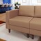 Flash Furniture HERCULES Artemis Cognac LeatherSoft Left Arm Reception Chair, 2 AC Outlets/1 USB/1 USB-C Ports ZB-8921C-LA-COGNAC-GG - alternate 3