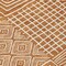 Homeroots 5' X 8' Copper And Ivory Geometric Washable Indoor Outdoor Area Rug 600775 - alternate 4