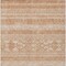 Homeroots 8' X 10' Copper And Ivory Southwestern Washable Indoor Outdoor Area Rug 582821 - alternate 3