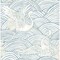 A-Street Prints Egret Sky Blue Tidal Dance Wallpaper 4172-27498 - alternate 1