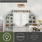 Vaxcel Pratt 2-Light Cage Flush Mount Ceiling Light, Two-Tone Satin Nickel, Farmhouse, 13-In. C0363 - alternate 7
