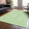 Homeroots 10' X 14' Mint Green And Ivory Geometric Washable Indoor Outdoor Area Rug 600839 - alternate 3