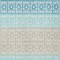 Homeroots 3' X 5' Teal Blue Aqua And Ivory Geometric Washable Indoor Outdoor Area Rug 613873 - alternate 2