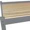 Homeroots Gray Solid Wood Twin Bed Frame 546603 - alternate 2
