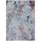 Homeroots 8' X 10' Navy Blue And Sky Blue Floral Washable Indoor Outdoor Area Rug 583103 - alternate 3