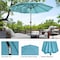 Pure Garden 10-Foot Outdoor Tilting Patio Umbrella, Blue 50-100-B - alternate 4