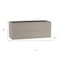 Homeroots 40" Light Brown Wood Freestanding Bathroom Vanity With White Sink And Two Drawers 627499 - alternate 3