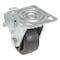 Vestil Rubber Swivel With Total Brake Caster 4 In. Diameter x 2 In. Width 396 Lb. Capacity Black CST-VE-4X2MR-SWTB - alternate 3