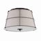 Jonathan Y Silas 14" 2-Light Rustic Farmhouse Iron LED Flush Mount, Oil Rubbed Bronze JYL1317A - alternate 3