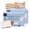 Happimess Natural Plant Based Non-Scratch Sisal Hemp/Cellulose Scrubbing Dish Sponge, Beige/White, 24PK WPE2000A-24SET - alternate 1