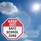 Signmission Keep Out Safe School Zone, 10 Inch X 10 Inch, Vinyl Decal OC-D-10-77 - alternate 2