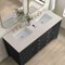 James Martin Vanities Myrrin 60" Double Vanity, Carbon Oak, w/ 3 CM Siberian Silestone Top w/FreePower Wireless Charger 485-V60D-CBO-FSFR - alternate 4