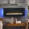Edendirect 48 in. Wall Mount Electric Fireplace with Remote and Multi Color Flame and Emberbed in Black ZR-W1769P199008 - alternate 2