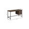 Homeroots 55" Brown and Black Computer Desk With Three Drawers 333550 - alternate 3